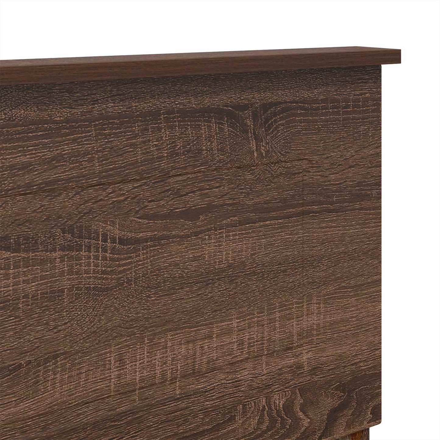 vidaXL Kopfteil Braun Eichen-Optik 200 cm Holzwerkstoff