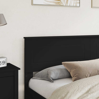 vidaXL Tête de lit noir aspect chêne 180 cm bois d'ingénierie