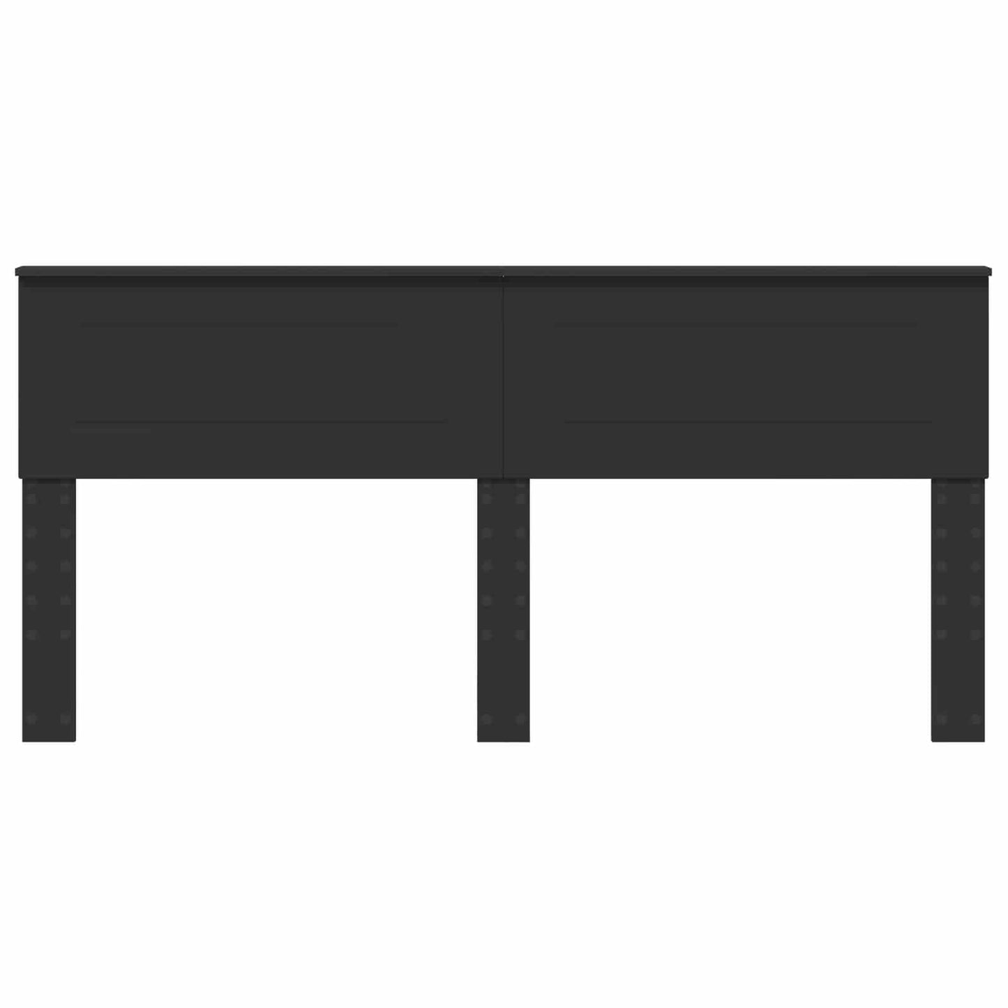 vidaXL Tête de lit noir aspect chêne 180 cm bois d'ingénierie