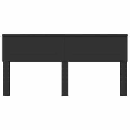 vidaXL Tête de lit noir aspect chêne 180 cm bois d'ingénierie
