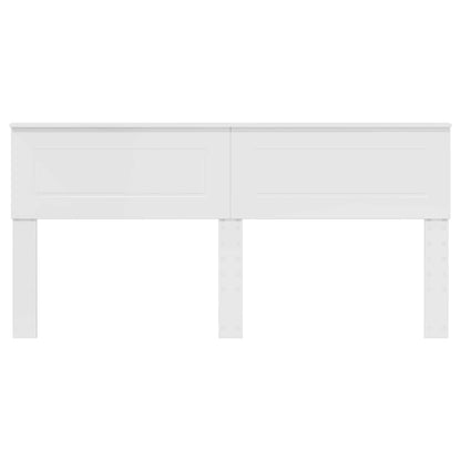 Kopfteil Glänzend Weiß 180 cm Holzwerkstoff