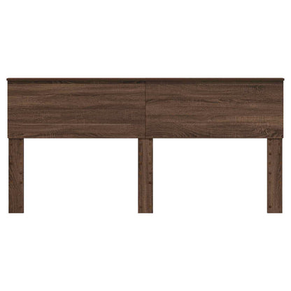Kopfteil Braun Eichen-Optik 180 cm Holzwerkstoff