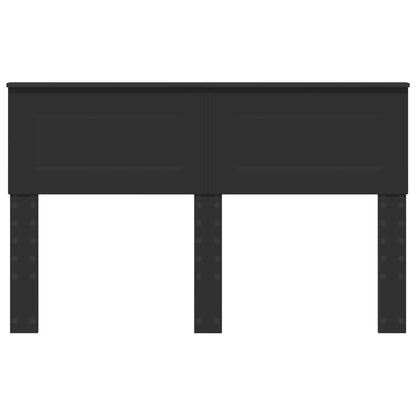 Kopfteil Schwarz Eichen-Optik 160 cm Holzwerkstoff