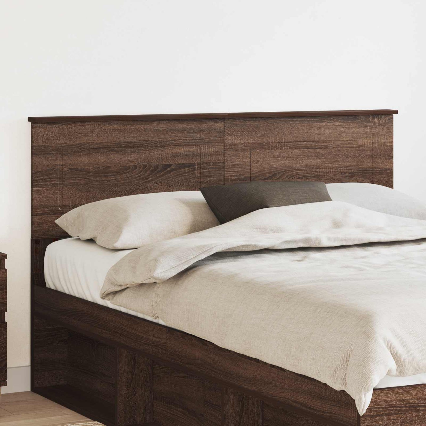 vidaXL Kopfteil Braun Eichen-Optik 160 cm Holzwerkstoff