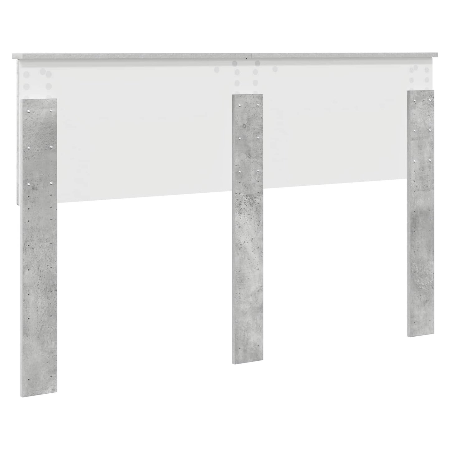 vidaXL Kopfteil Beton Grau 150 cm Holzwerkstoff