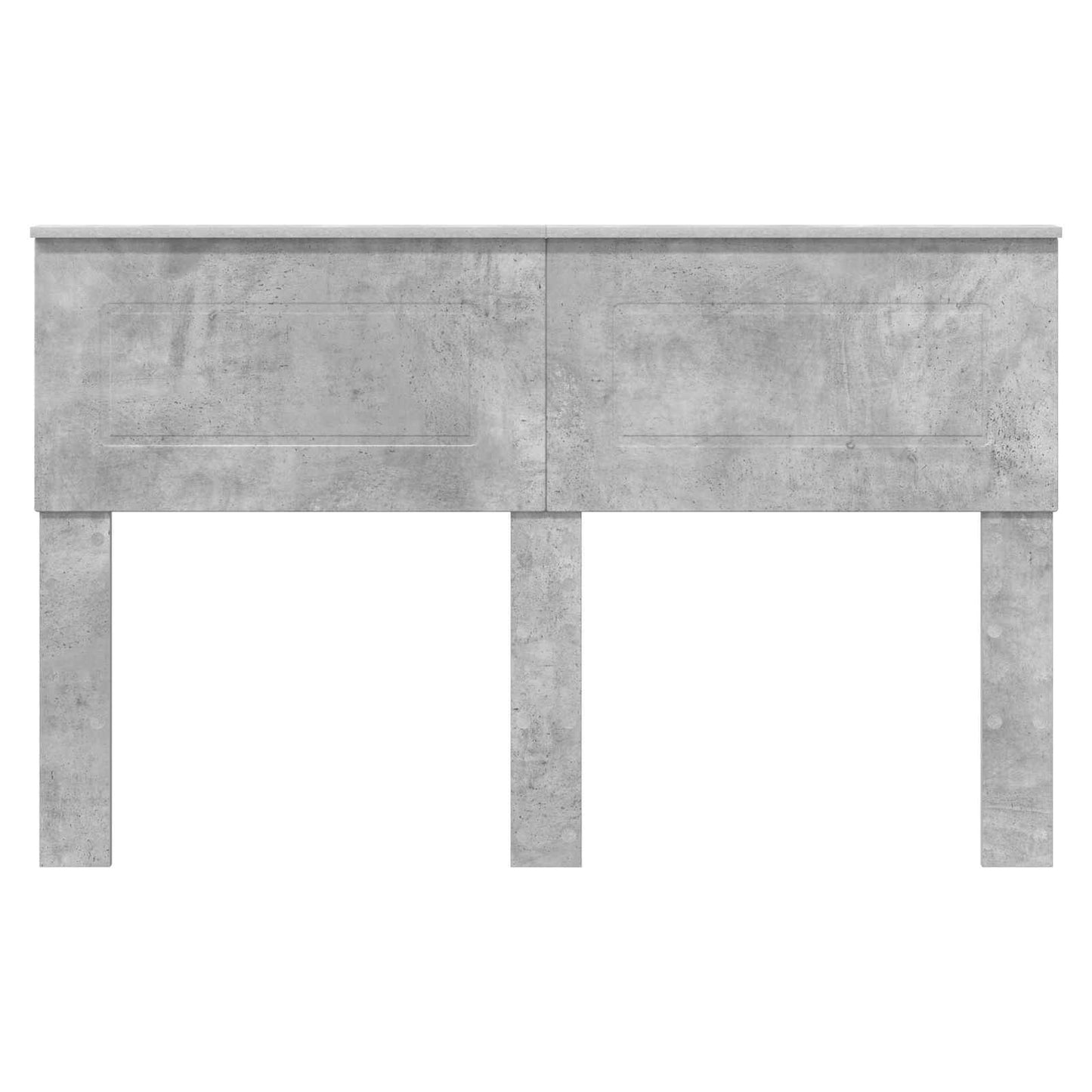 vidaXL Kopfteil Beton Grau 150 cm Holzwerkstoff