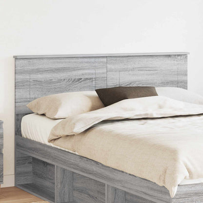vidaXL Kopfteil Graues Sonoma 150 cm Holzwerkstoff