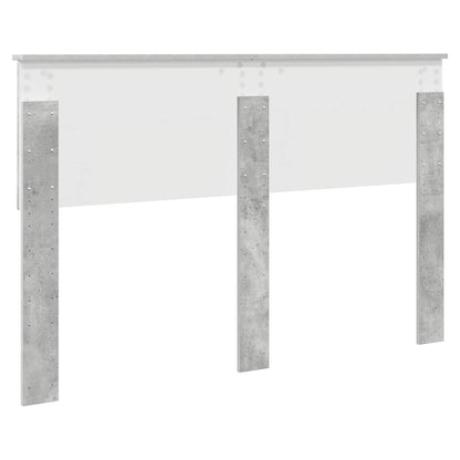 vidaXL Kopfteil Beton Grau 140 cm Holzwerkstoff