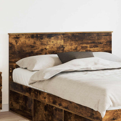vidaXL Kopfteil Geräucherte Eiche 140 cm Holzwerkstoff