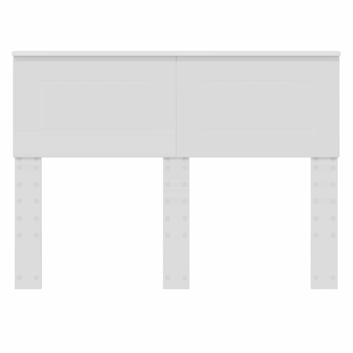 vidaXL Kopfteil Weiß 135 cm Holzwerkstoff