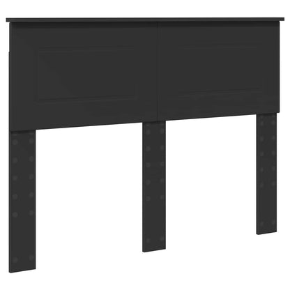 Kopfteil Schwarz Eichen-Optik 135 cm Holzwerkstoff