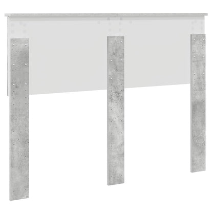 vidaXL Kopfteil Beton Grau 135 cm Holzwerkstoff