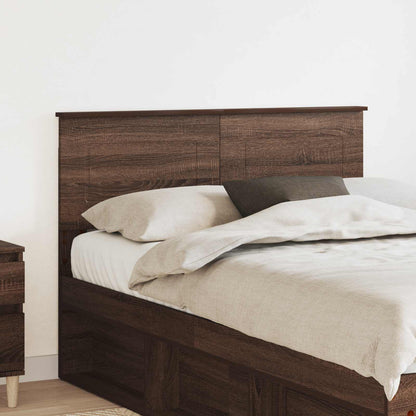 vidaXL Kopfteil Braun Eichen-Optik 135 cm Holzwerkstoff