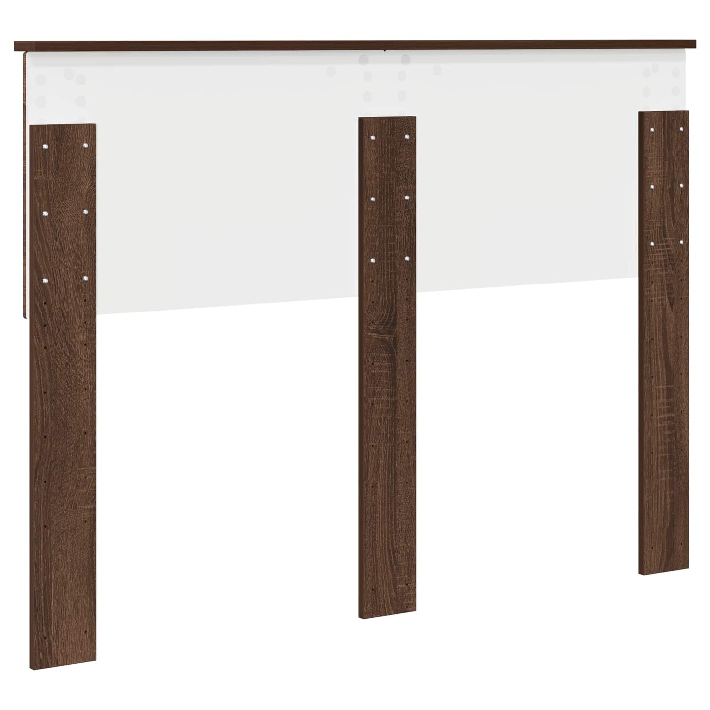 vidaXL Kopfteil Braun Eichen-Optik 135 cm Holzwerkstoff