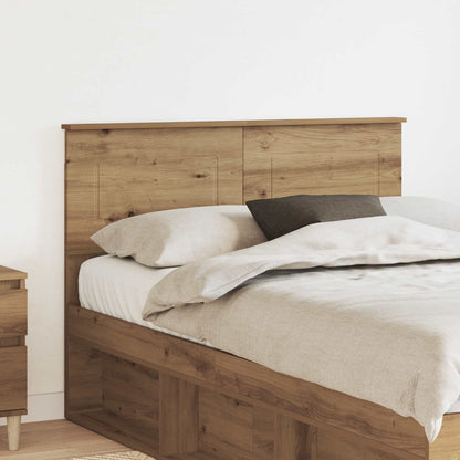 vidaXL Kopfteil Artisan-Eiche 135 cm Holzwerkstoff