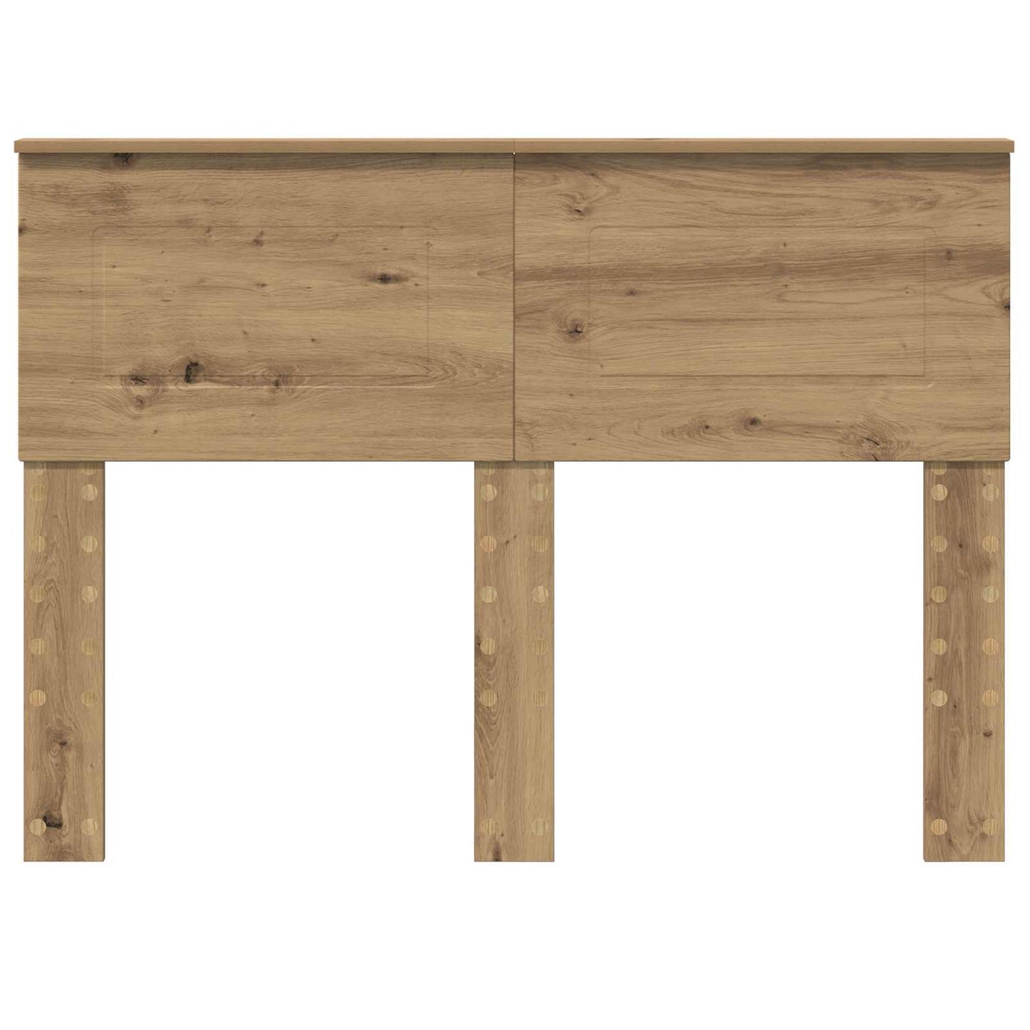 vidaXL Kopfteil Artisan-Eiche 135 cm Holzwerkstoff