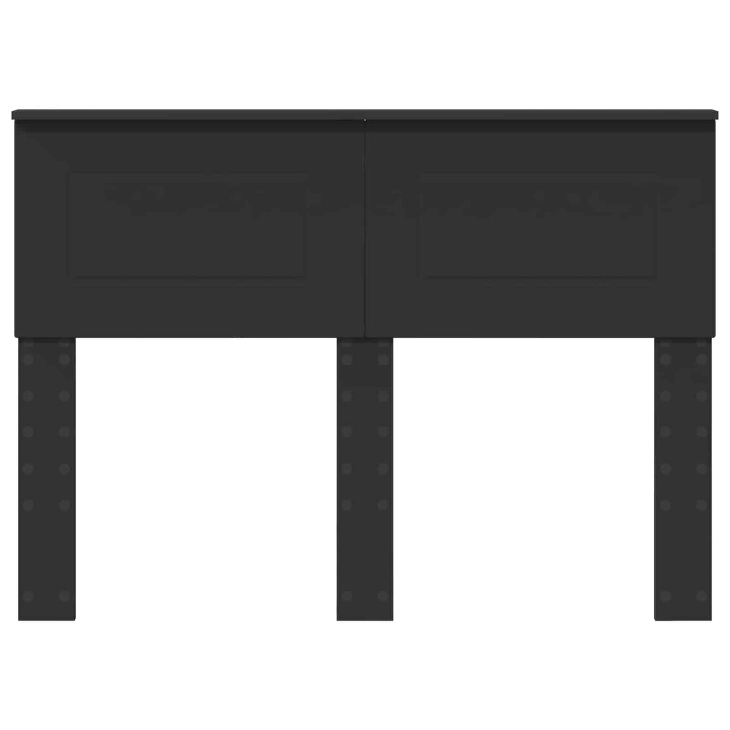 vidaXL Tête de lit Chêne noir 120 cm Bois d'ingénierie
