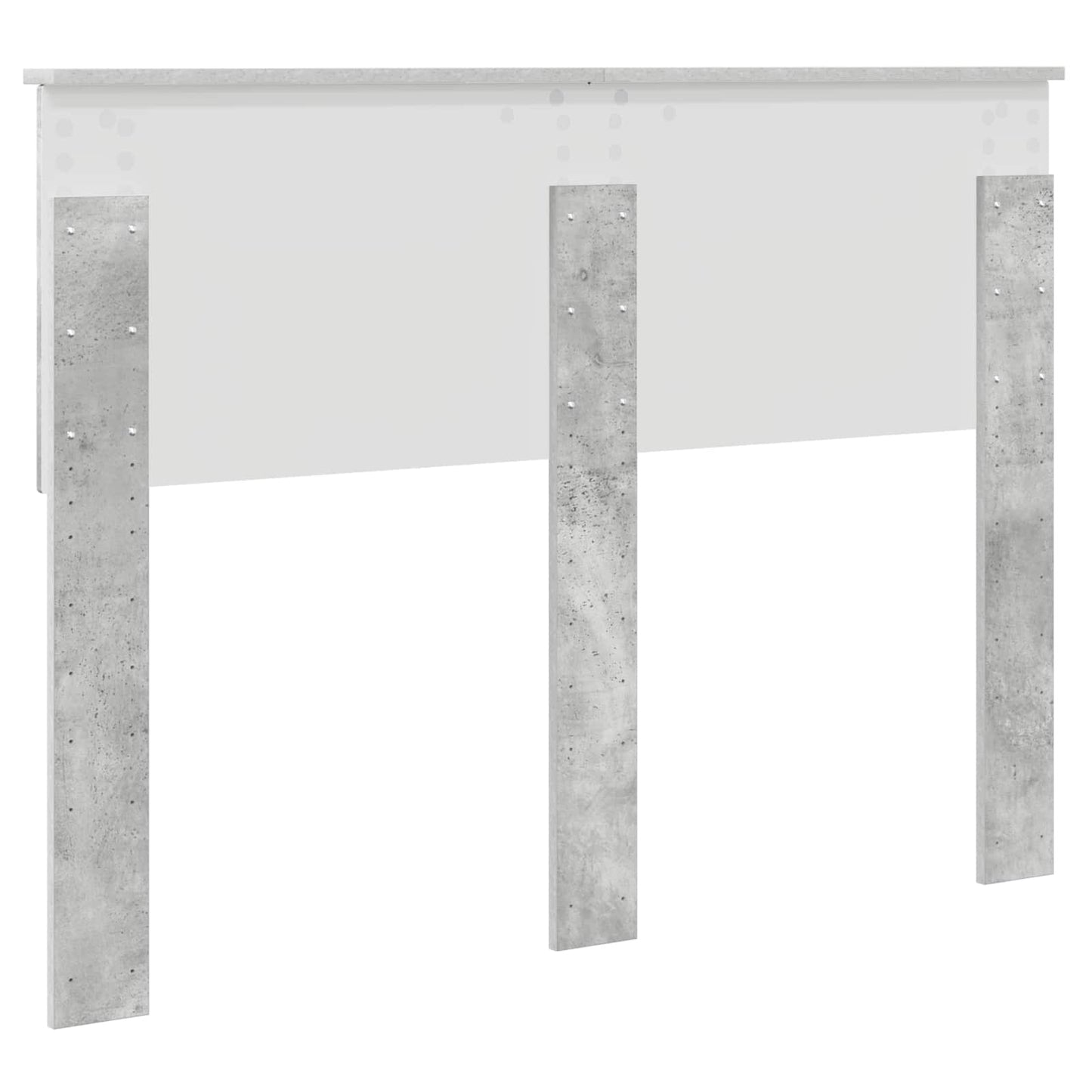 vidaXL Kopfteil Beton Grau 120 cm Holzwerkstoff