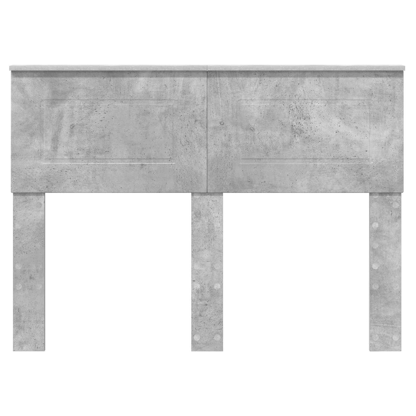 vidaXL Kopfteil Beton Grau 120 cm Holzwerkstoff