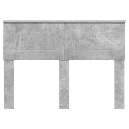 vidaXL Kopfteil Beton Grau 120 cm Holzwerkstoff