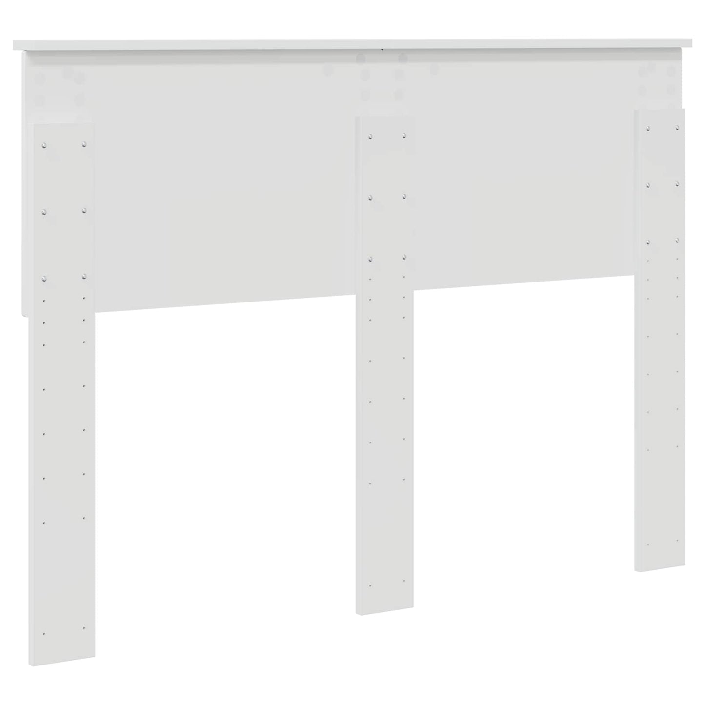 Kopfteil Glänzend Weiß 120 cm Holzwerkstoff