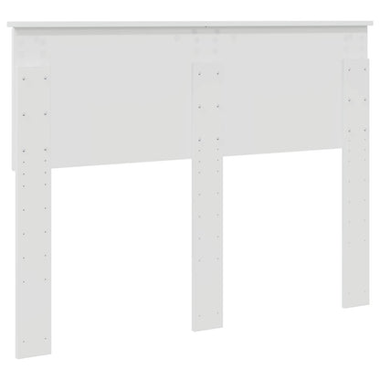 Kopfteil Glänzend Weiß 120 cm Holzwerkstoff