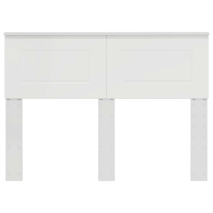 Kopfteil Glänzend Weiß 120 cm Holzwerkstoff