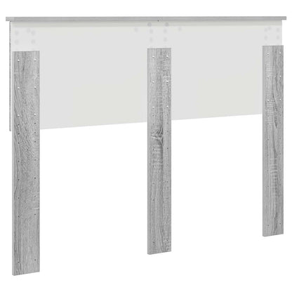 vidaXL Kopfteil Graues Sonoma 120 cm Holzwerkstoff