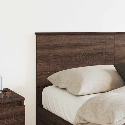 vidaXL Kopfteil Braun Eichen-Optik 120 cm Holzwerkstoff
