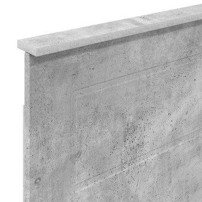 vidaXL Tête de lit Gris béton 100 cm Bois d'ingénierie