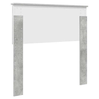 vidaXL Tête de lit Gris béton 100 cm Bois d'ingénierie