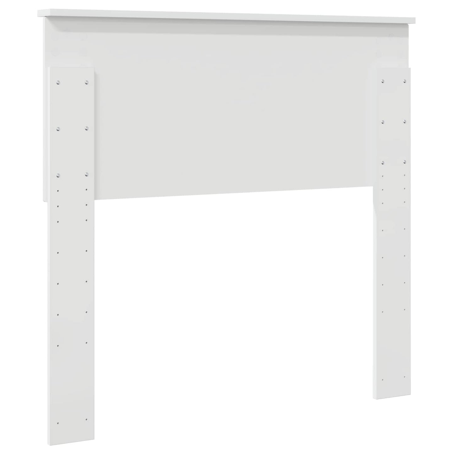 vidaXL Kopfteil Glänzend Weiß 100 cm Holzwerkstoff