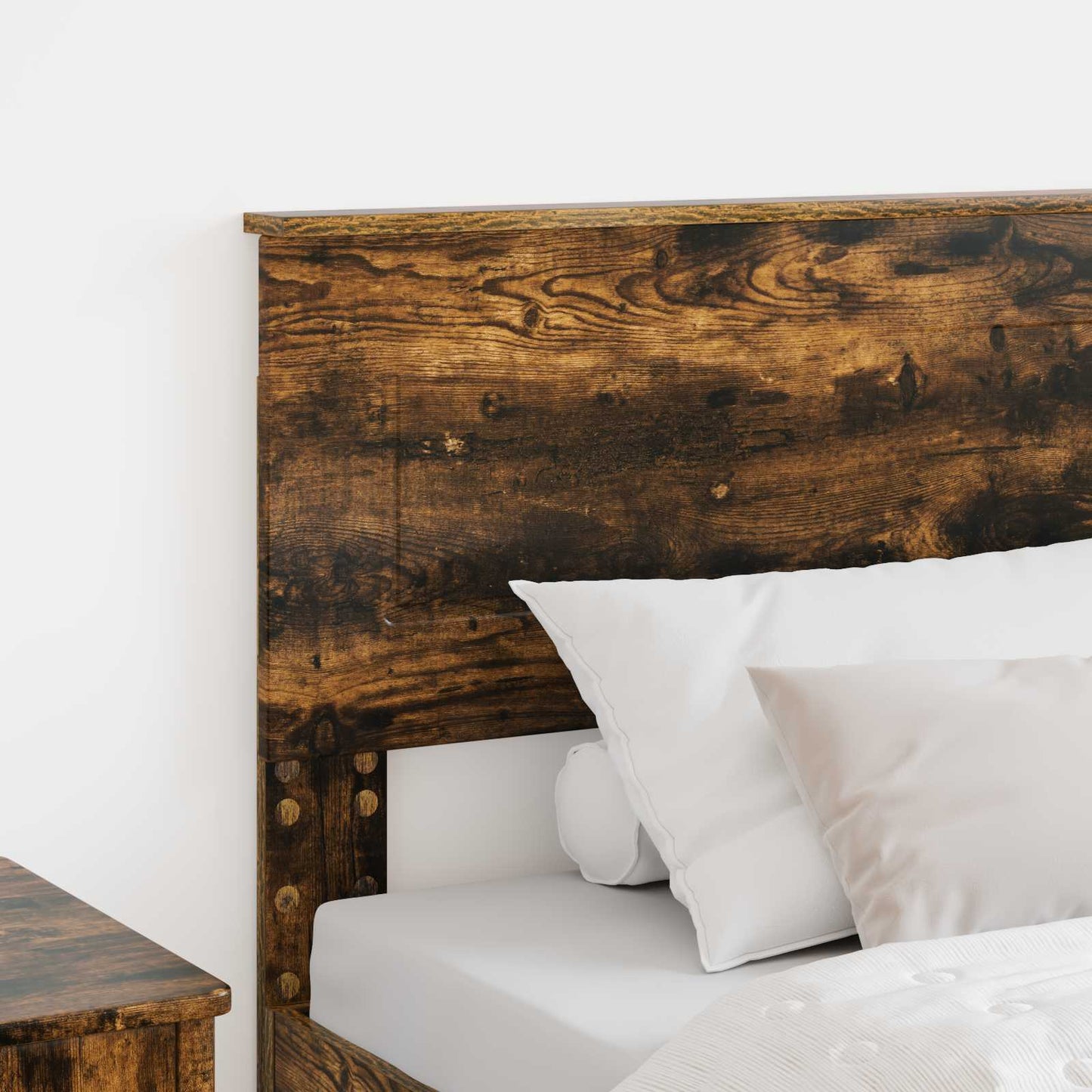 vidaXL Kopfteil Geräucherte Eiche 100 cm Holzwerkstoff