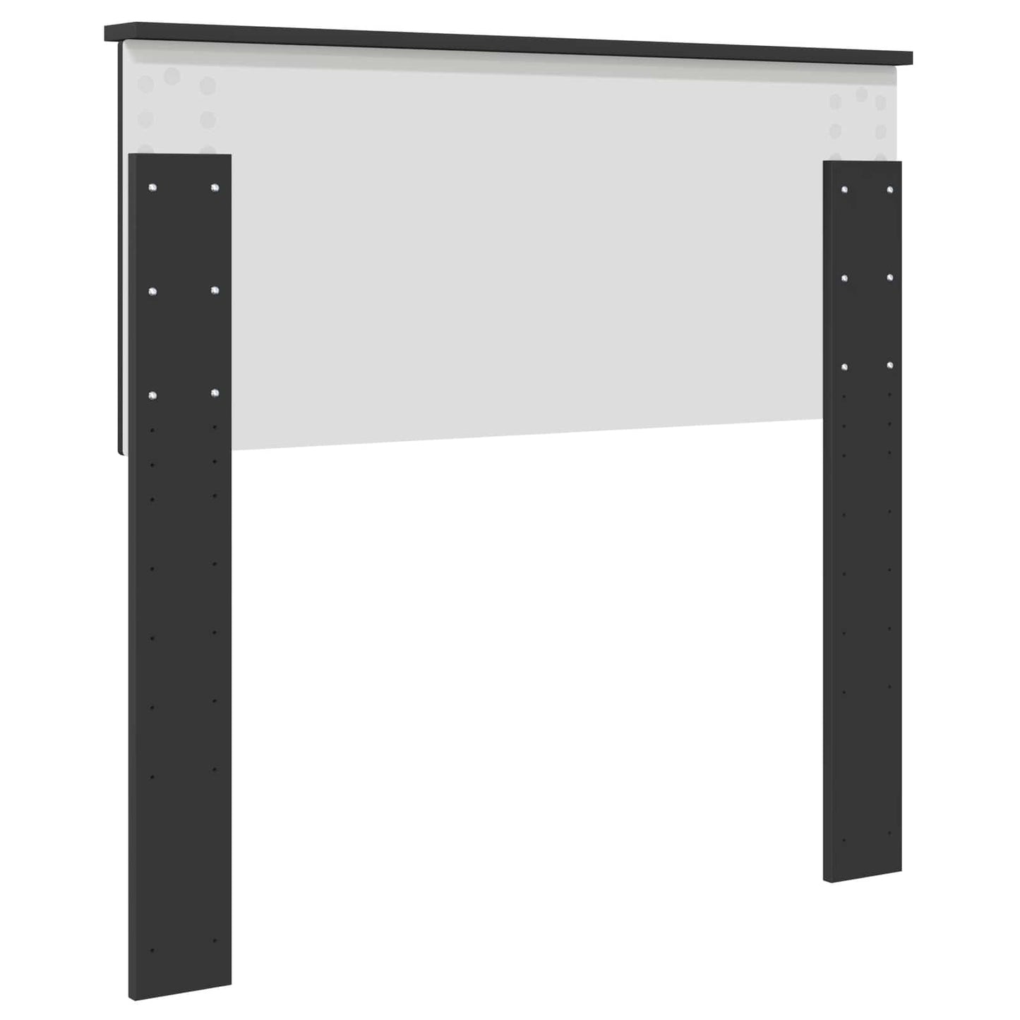vidaXL Kopfteil Schwarz Eichen-Optik 80 cm Holzwerkstoff