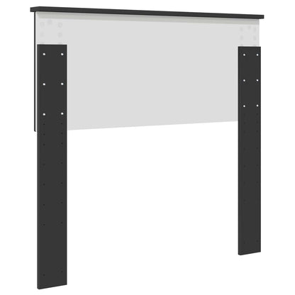 vidaXL Kopfteil Schwarz Eichen-Optik 80 cm Holzwerkstoff