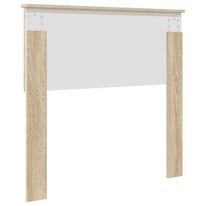 Kopfteil Sonoma-Eiche 80 cm Holzwerkstoff
