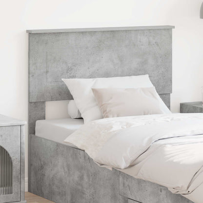 vidaXL Kopfteil Beton Grau 80 cm Holzwerkstoff