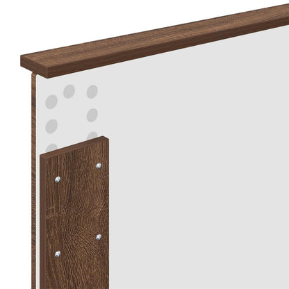 vidaXL Kopfteil Braun Eichen-Optik 80 cm Holzwerkstoff