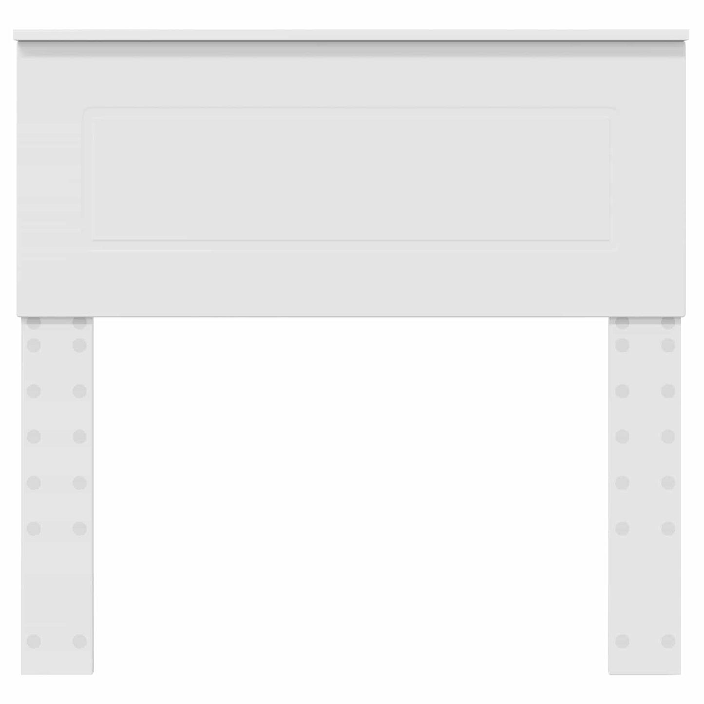 Kopfteil Weiß 75 cm Holzwerkstoff