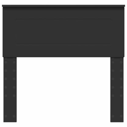 Kopfteil Schwarz Eichen-Optik 75 cm Holzwerkstoff