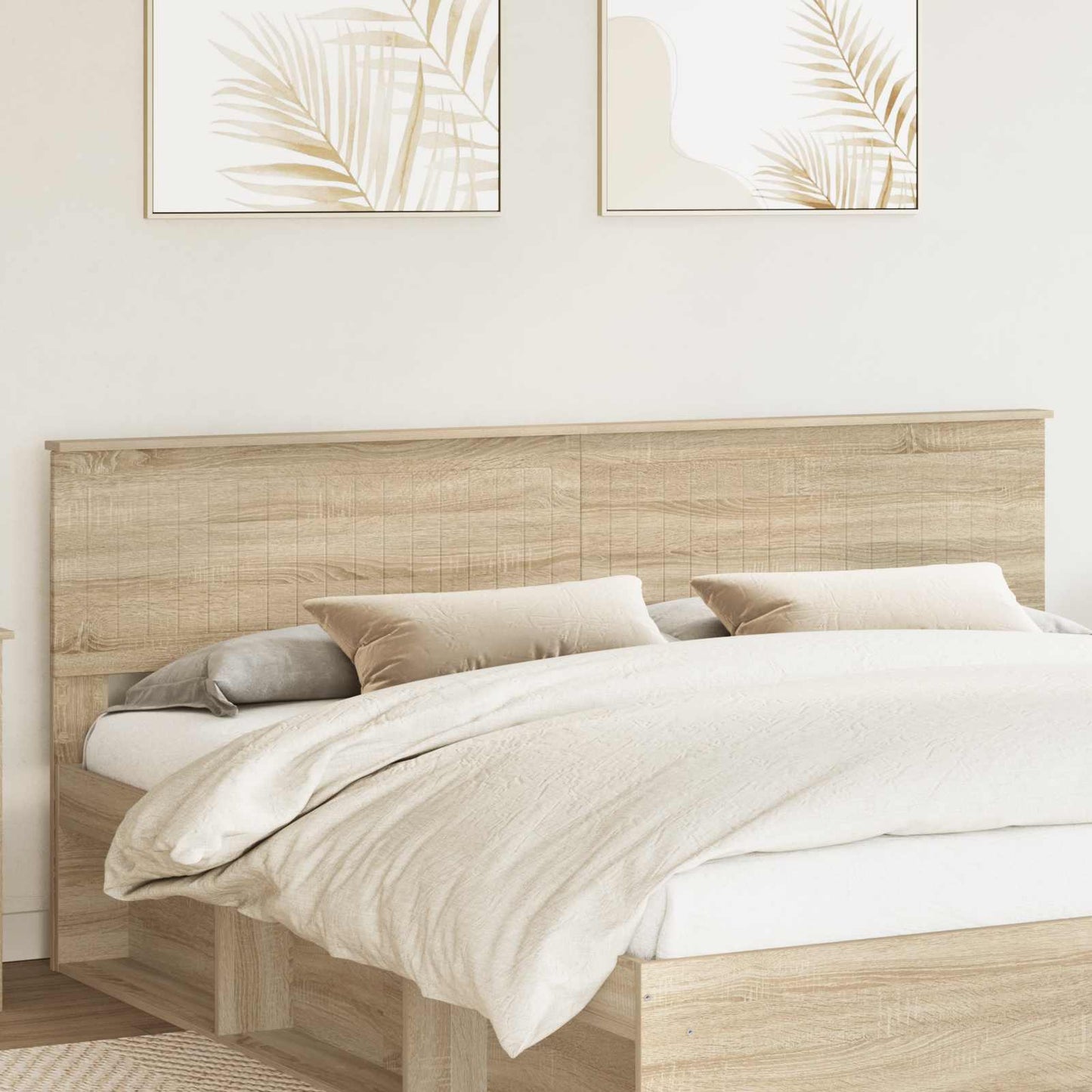 vidaXL Kopfteil Sonoma-Eiche 200 cm Holzwerkstoff