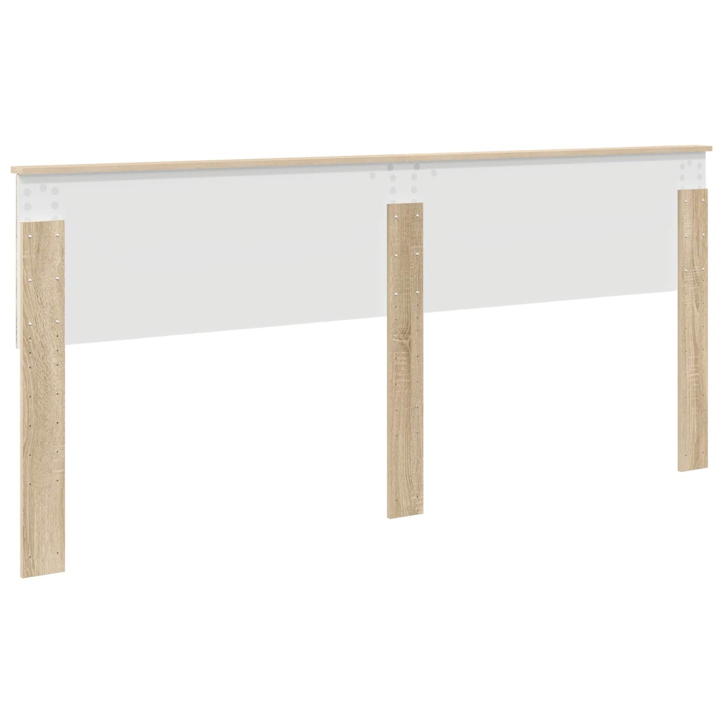 vidaXL Kopfteil Sonoma-Eiche 200 cm Holzwerkstoff
