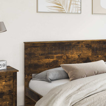 vidaXL Kopfteil Geräucherte Eiche 200 cm Holzwerkstoff