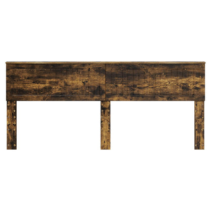 vidaXL Kopfteil Geräucherte Eiche 200 cm Holzwerkstoff