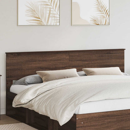 vidaXL Kopfteil Braun Eichen-Optik 200 cm Holzwerkstoff