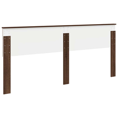 vidaXL Kopfteil Braun Eichen-Optik 200 cm Holzwerkstoff