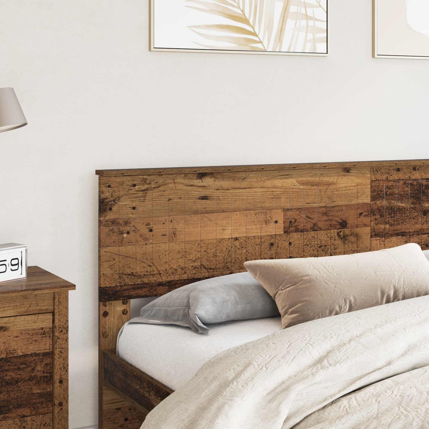 vidaXL Kopfteil Altholz 200 cm Holzwerkstoff