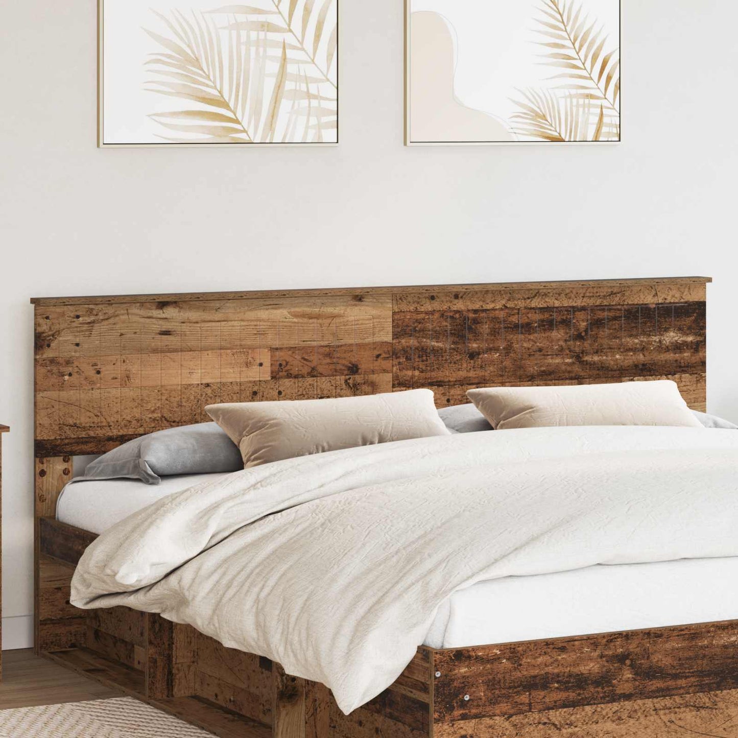 vidaXL Kopfteil Altholz 200 cm Holzwerkstoff