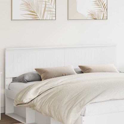 vidaXL Tête de lit Blanc 180 cm Bois d'ingénierie