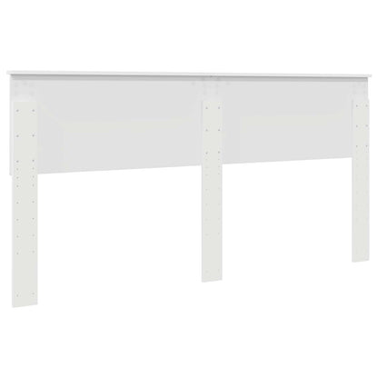 vidaXL Tête de lit Blanc 180 cm Bois d'ingénierie